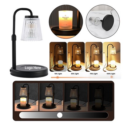 Use Safe Metal Candle Warmer Lamp Timer Dimmer Adjustable Height