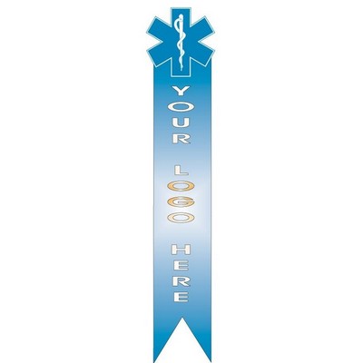 Caduceus Cross Bookmark w/ Black Back