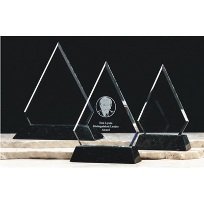 Clear Star Glass Diamond Award (7½"x9¾")