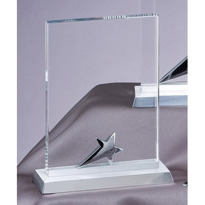Silver Star Rectangle - Small