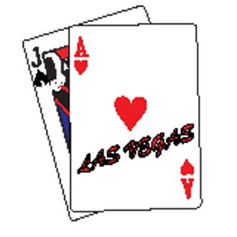 Las Vegas Blackjack Maxi Magnet (4 Square Inch)