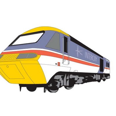 Modern Train Maxi Magnet (3 Square Inch)