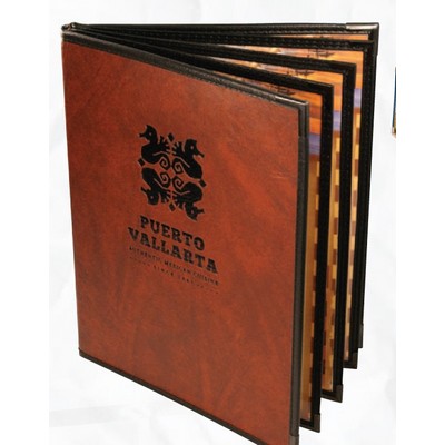 Royal Select 8 View Booklet Menu Cover (Holds EIGHT 5 1/2"x11" Inserts)