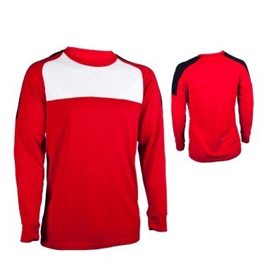 Adult Cool Mesh Soccer Jersey Shirt w/ Contrast Panel Front & Long Sleeve