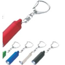 1 1/2"x5/8" Aluminum LED Keychain Flashlight