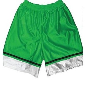 Adult 5" Inseam Dazzle Athletic Short w/ Contrast Bottom Panel & Piping