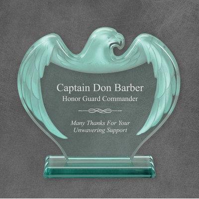 Eagle Shaped Acrylic Award 8 5/8"H