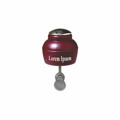 Burgundy Red Auto-Close Pour & Seal for Wine