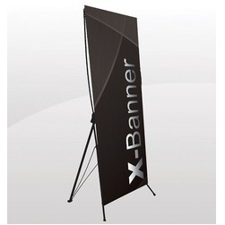 X-Banner Replacement Graphic, Fabric, 34.75"W x 86"H
