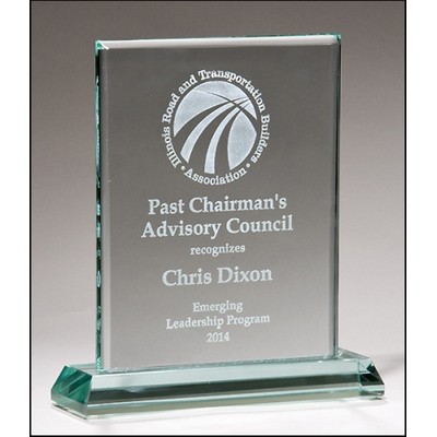 Premium Series Jade Glass Award (4"x5")