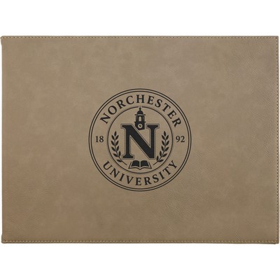 Light Brown Leatherette Certificate Holder