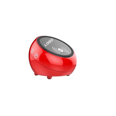 10W Fast Wireless Charger with Bluetooth Speaker