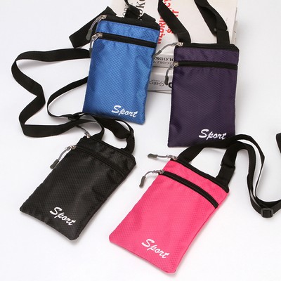 Single-shoulder crossbody small square bag