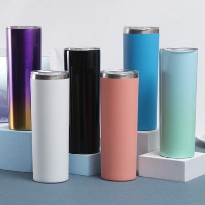 20oz Double Wall Skinny Travel Tumbler