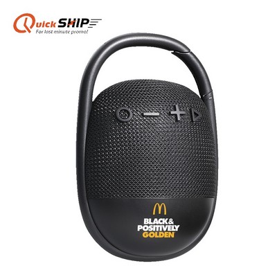 Mindiss Clip Waterproof BT Speaker with Custom Imprint