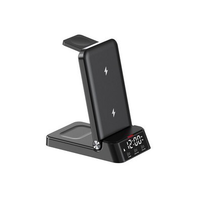 Alarm Clock w/Wireless Charging Station