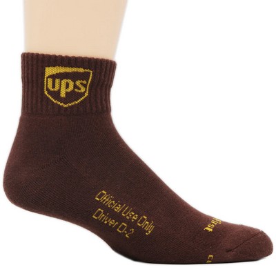 Imported Woven Organic Cotton Quarter Sock