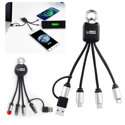 3" 1 Keychain Charging Cable