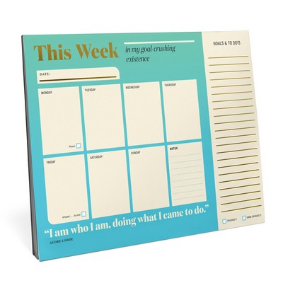 This Week In My Goal Crushing Existence (Inner-Truth® Undated Weekly Deskt