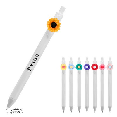 18mm Sunflower Click Activated Pen