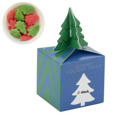 Holiday Tree Jolly Top Treat Collection Box with Gummy Holiday Trees