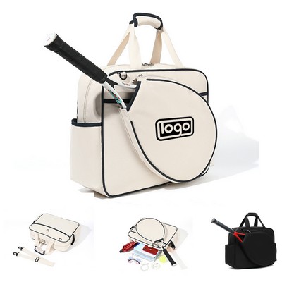 Canvas Tennis Tote Bag