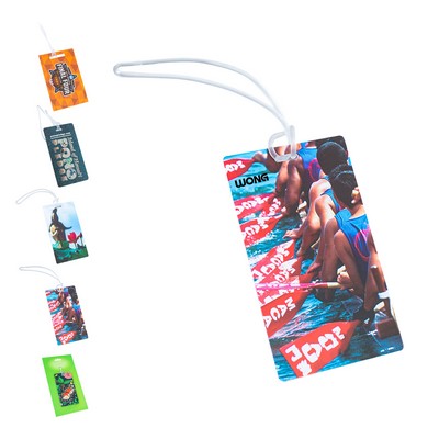 PVC luggage Tag with UV Print Custom Logo