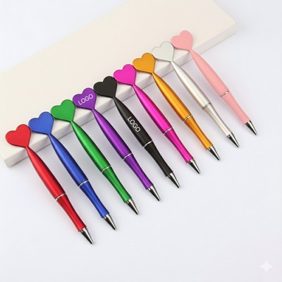 Heart Shaped Novelty Pens Butterfly Star Flower Designs Valentine's Day