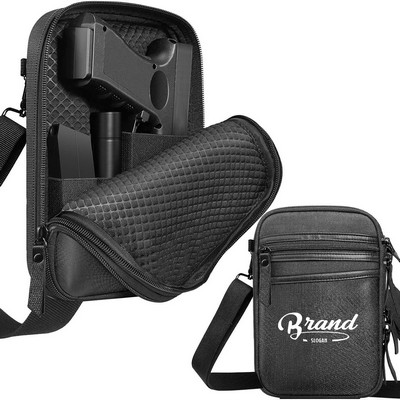 Hidden Compartment Sling Bag