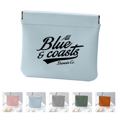 Leather Shrapnel Automatic Closing Bag