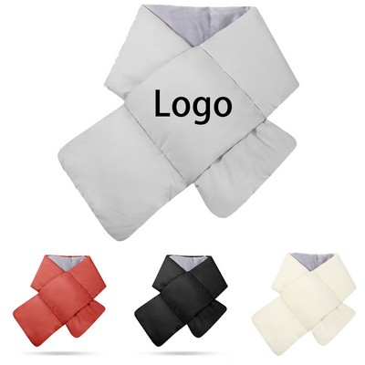 Ultra-Soft Down-Fabric Neck Wrap