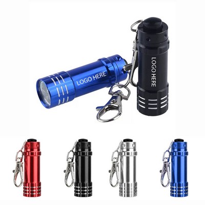 Mini 3 LED Flashlight Swivel Key Chain