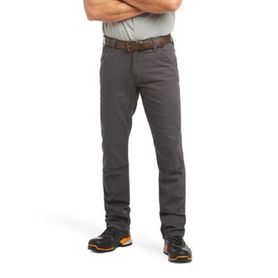 Ariat 10030234 Rebar M4 Relaxed DuraStretch Made Tough Double Front Stackable Straight Leg Pant