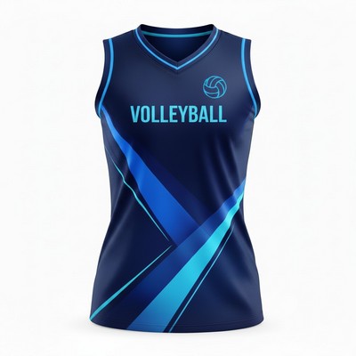 Women's Custom Sublimated Sleeveless Volleyball Jersey 160GSM