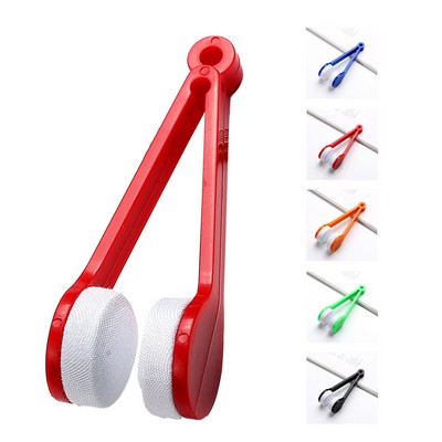 Portable Eyeglass Cleaner Wipe Brush