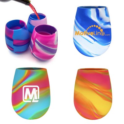 12oz Silicone Wine Glass