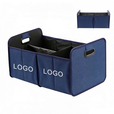 Foldable Car Rear Seat Storage Box With Handle