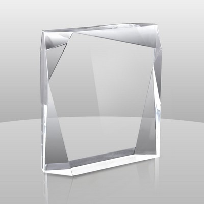 Jewel Bevel Award (6"x5"x1 1/4")