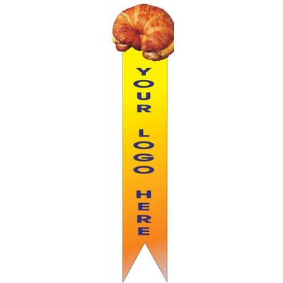Croissant Bookmark w/ Black Back
