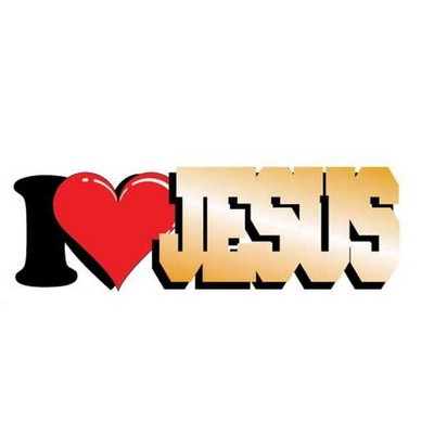 I Love Jesus Promotional Magnet w/ Strip Magnet (4 Square Inch)