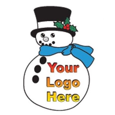 Snowman Acrylic Coaster w/Felt Back