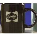 11 Oz. Black C Handle Ceramic Mug
