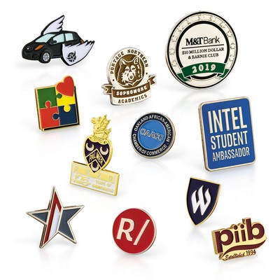 Die Struck Brass Soft Enamel (3/4")