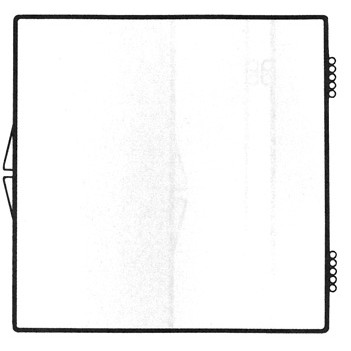 Rigid Clear Hinged Plastic Box (4 1/16"x4 1/16"x1/2")