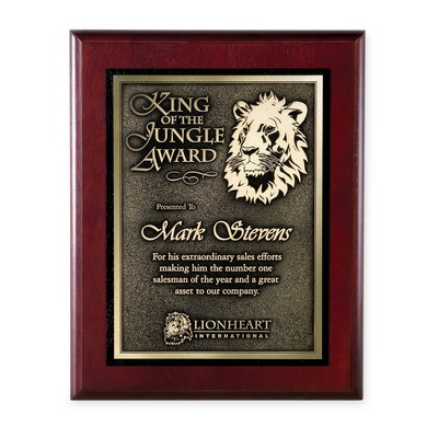 Carina II - Gold Deep Relief Plaque 7x9