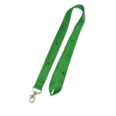 1/2" Dark Green Nylon Lanyard (12 Mil)