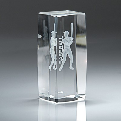 Male Baseball Crystal Tower