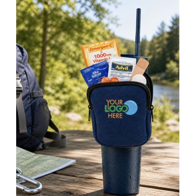 Bottle Pouch with Wellness Essentials Kit