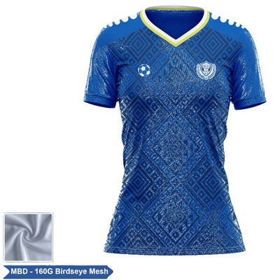 Women's Sublimation Soccer Jersey - 160G Birdseye Mesh