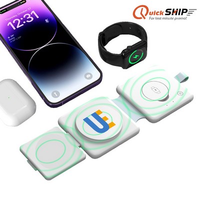 Cypress 3" 1 MagSafe Foldable Wireless Charger